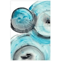 Empire Art Direct Ripple Effect IV Frameless Free Floating Tempered Glass Panel Graphic Wall Art, 32" x 48" x 0.2", Ready to Hang