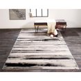 thumbnail image 2 of Feizy Home Collection 5' x 8' Silver and Gray Gradient Rectangular Area Throw Rug, 2 of 4