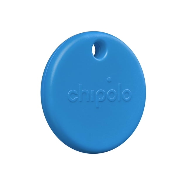 Chipolo POP Bluetooth Tracker, sonido potente, resistente al agua IP55, azul