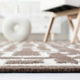 thumbnail image 5 of SAFAVIEH Dhurrie Waverly Geometric Moroccan Wool Area Rug, Chocolate/Ivory, 3' x 5', 5 of 7