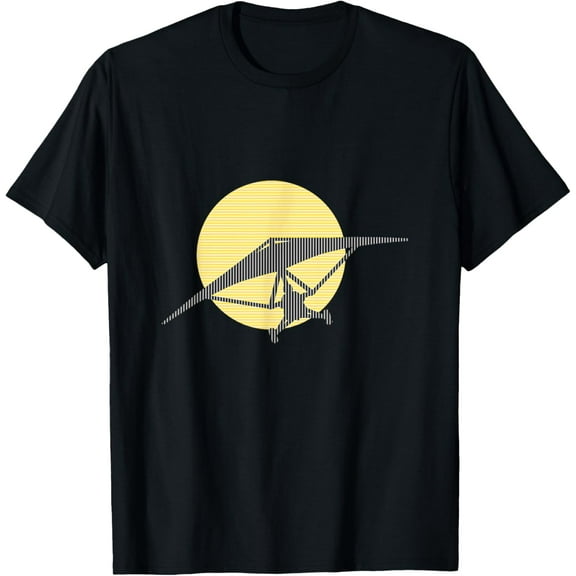 Ultra Light Trike Powered Hangglider I Light Aircraft T-Shirt men and women can wear, black, white, gifts