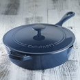 thumbnail image 2 of CUISINART CI45-30BG Friteuse à Poulet Classique en Fonte Émaillée de Chef 12 Pouces avec Couvercle, Bleu Provençal, 2 of 2