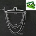 thumbnail image 3 of GKNET Vintage For Mens Necktie Link Tie Chain Metal Tack Clip Clasp Gift Accessories -Gold, 3 of 9