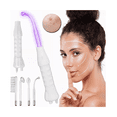 thumbnail image 2 of Máquina Terapia Facial Alta Frecuencia Portátil 4 Electrodos Vidrio Malubero Blanco, 2 of 5