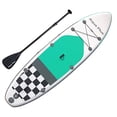 thumbnail image 3 of Aqua Plus 6inches Thick Inflatable SUP for All Skill Levels Stand Up Paddle Board,Paddle,Double Action Pump,ISUP Travel Backpack, Leash,Shoulder Strap,Youth,Adult Inflatable Paddle Board, 3 of 5