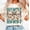 Forest Green, variant on Western Coquette Howdy TShirt, Turquoise Cowhide, Western Mama TShirt, Western Sublimation Shirt, Cowgirl TShirt, Western coquette bow TShirt
