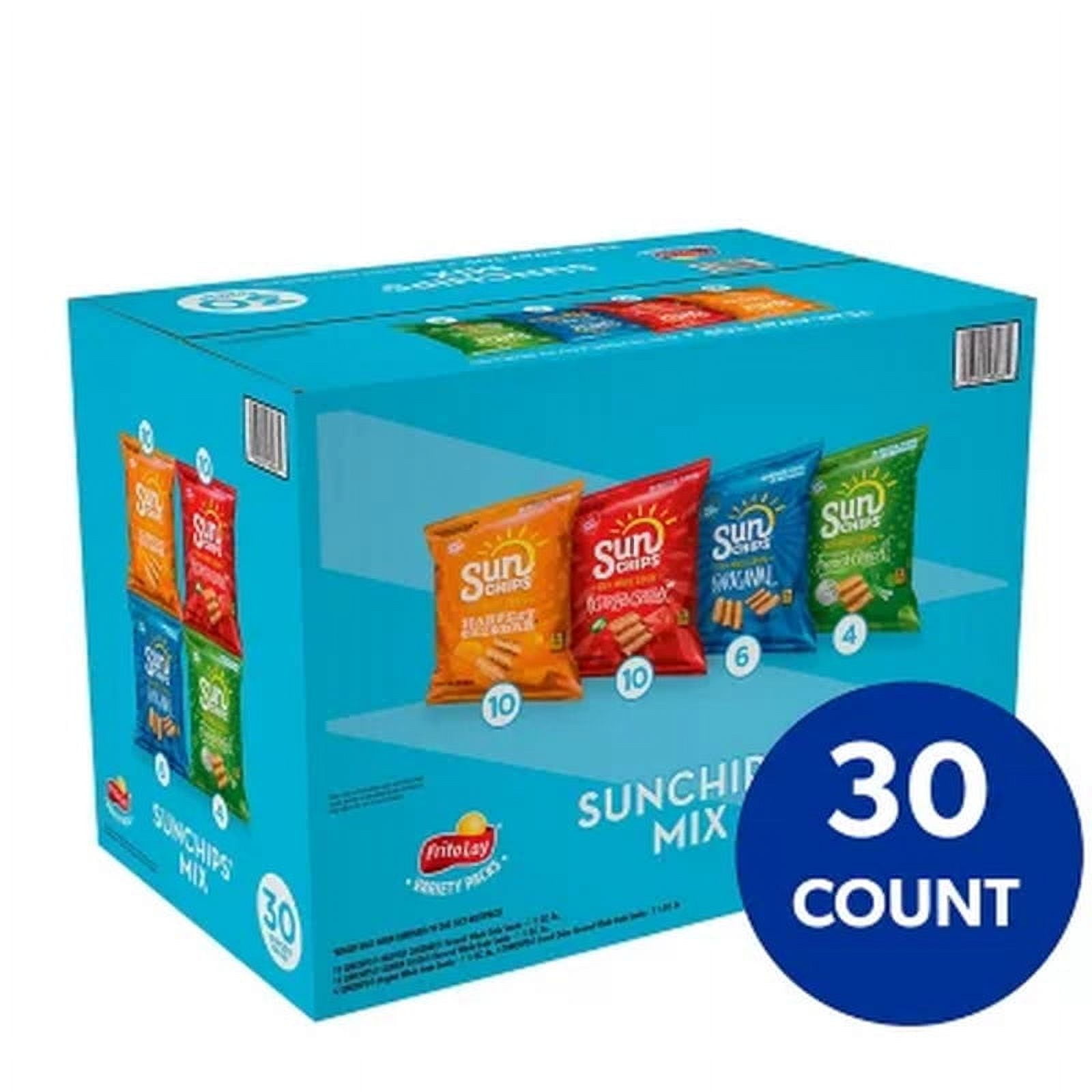 Sunchips Mix Variety Pack Whole Grain Chips 30 Pk.
