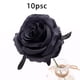 thumbnail image 3 of 10 cabezas de flores artificiales de seda para arreglos florales, decoración de bodas y Halloween. Negro, 3 of 9