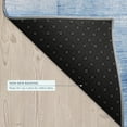 thumbnail image 5 of Addison Rugs Chantille Indoor/Outdoor Transitional Stripes Denim Machine Washable Round Rug, 8' x 8', 5 of 8