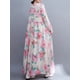 thumbnail image 4 of Vestido vintage para mujer, manga larga, estampado, grande, estilo bohemio, informal, para vacaciones, 4 of 8