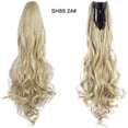thumbnail image 2 of Wadada Ponytail Extension, 22 Inch Claw Multi Layered Clip on Ponytail Extension for Women Long Curly Wavy Hair Extensions Synthetic Clip in Hairpiece(B), 2 of 2