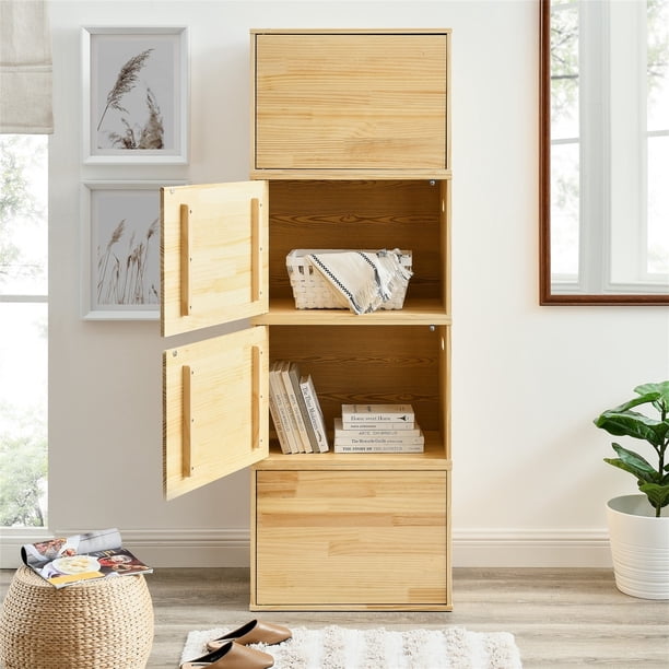 Decorative Stackable Cubes Wooden Stackable Cube Shelves