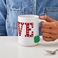 thumbnail image 4 of CafePress - Snoopy Holiday Love - 15 oz Ceramic Large White Novelty Mug, 4 of 6