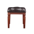 thumbnail image 4 of Poundex Wooden Makeup Vanity Set with Lift-up Mirror and Stool - Cherry, 4 of 5