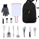 thumbnail image 2 of Wosthever Juego de utensilios de cocina para acampar de 12 piezas, juego de utensilios de cocina para barbacoa con bolsa de almacenamiento, Estufas de camping Bolso negro, 2 of 6