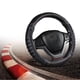 thumbnail image 1 of Funda para volante de coche, universal, antideslizante, transpirable, de cuero., 1 of 6