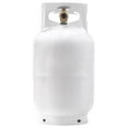 thumbnail image 1 of Flame King Propane Tank YSN10LB 10 Pounds Capacity; 16.8 Inch Height x 9.1 Inch Diameter; 6.5 Inch Collar Diameter; X-Ray And Hydrostatic Tested; Vacuum Purged; Powder Coated; White, 1 of 4