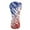 American Flag, variant on Yuyamidu American Flag Golf Club Head Covers for Woods, Driver, Fairway, Hybrid Eagle Golf Headcover Waterproof PU Leather Golf Head Cover
