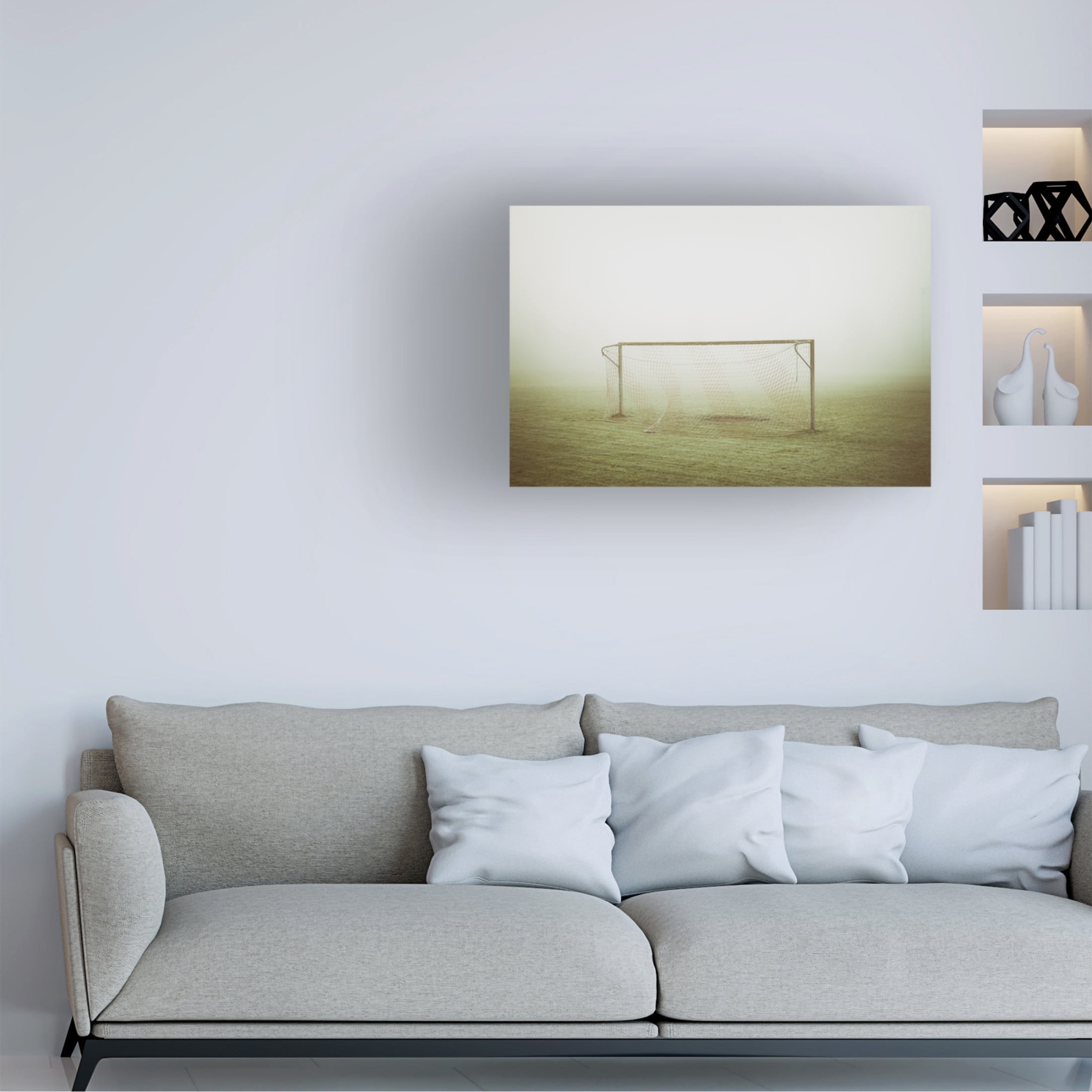 Canvas Wall Art - Jurgen Hartlieb 'Fog Play' Wall Art for Living Room, Bedroom, or Office Décor by Trademark Fine Art - 24 x 16 Inches