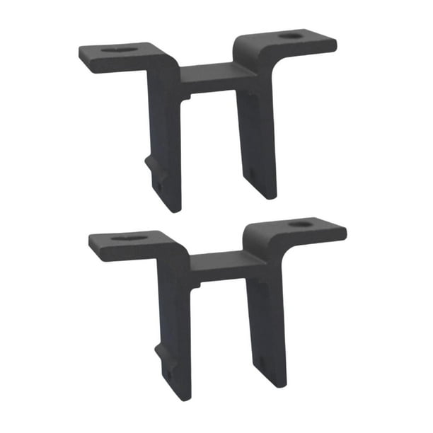 2 soportes de montaje en pared para toldos retráctiles, toldos de sombra para patios traseros. Gris