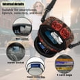 thumbnail image 4 of TSOVTHRID Sugar Skull Rose Brown Print Small Crossbody Purse for Women Cell Phone Bag Handbag with Zipper Closure Women's Travel Pouch Shoulder Bag for Daily Use, 4 of 7