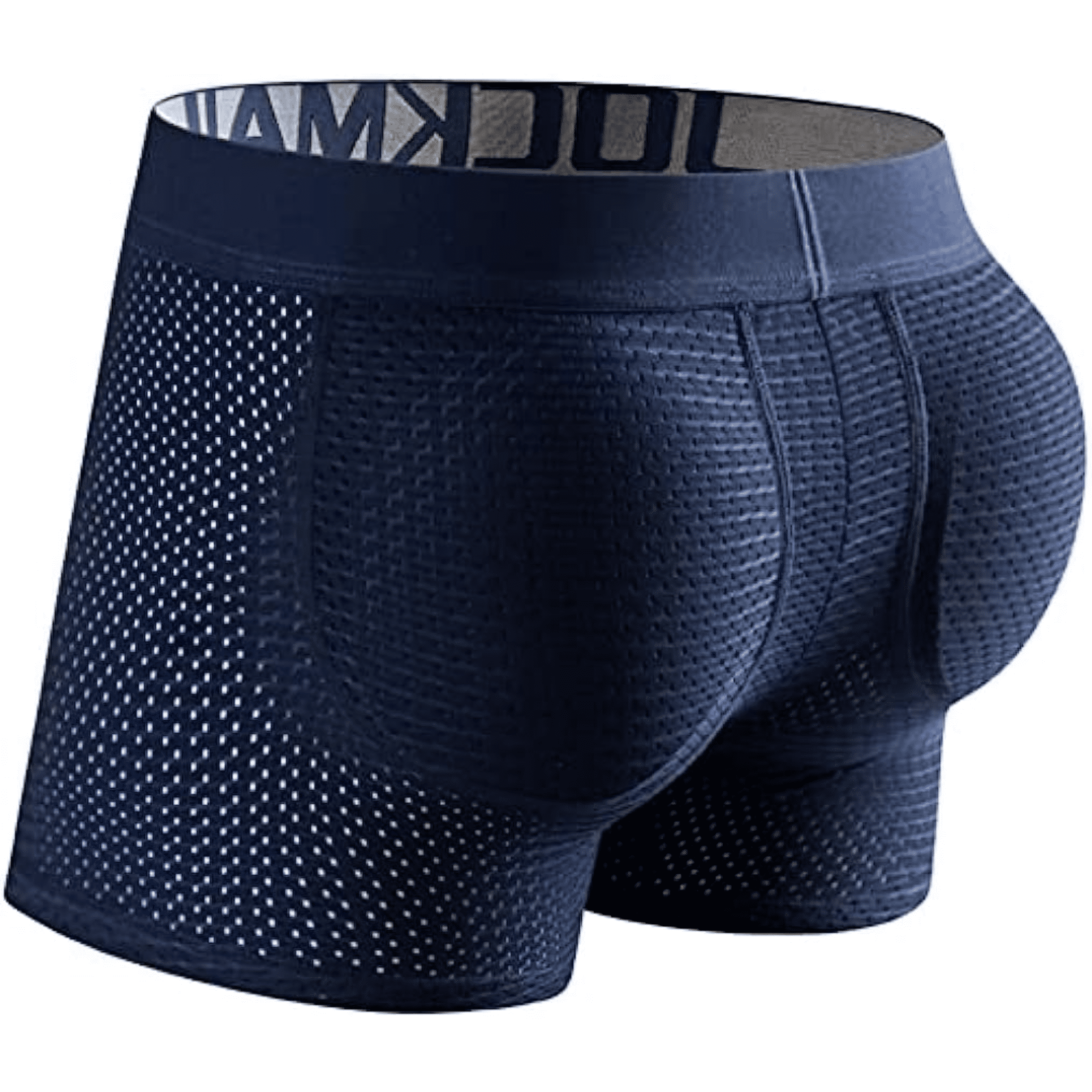 TESOON Mesh Mens Underwear Padded Short Removable Pad Front and Back ...