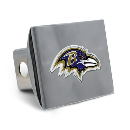 WinCraft Baltimore Ravens Premium Metal Hitch Cover