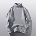 thumbnail image 1 of Dvkptbk Pull à Col Roulé d'Hiver Sweater Couleur Unie Slim Chaud Mode Sweater Causal Knit Pull à Manches Longues Sweater, 1 of 5