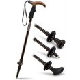 thumbnail image 6 of Ultralight Collapsible Aluminum Trekking Poles – Adjustable 25''–53'' Folding Hiking Walking Sticks with Ergonomic Cork Handles for Men, Women, Seniors – Perfect for Trekking and Nordic Walking - 1, 6 of 12