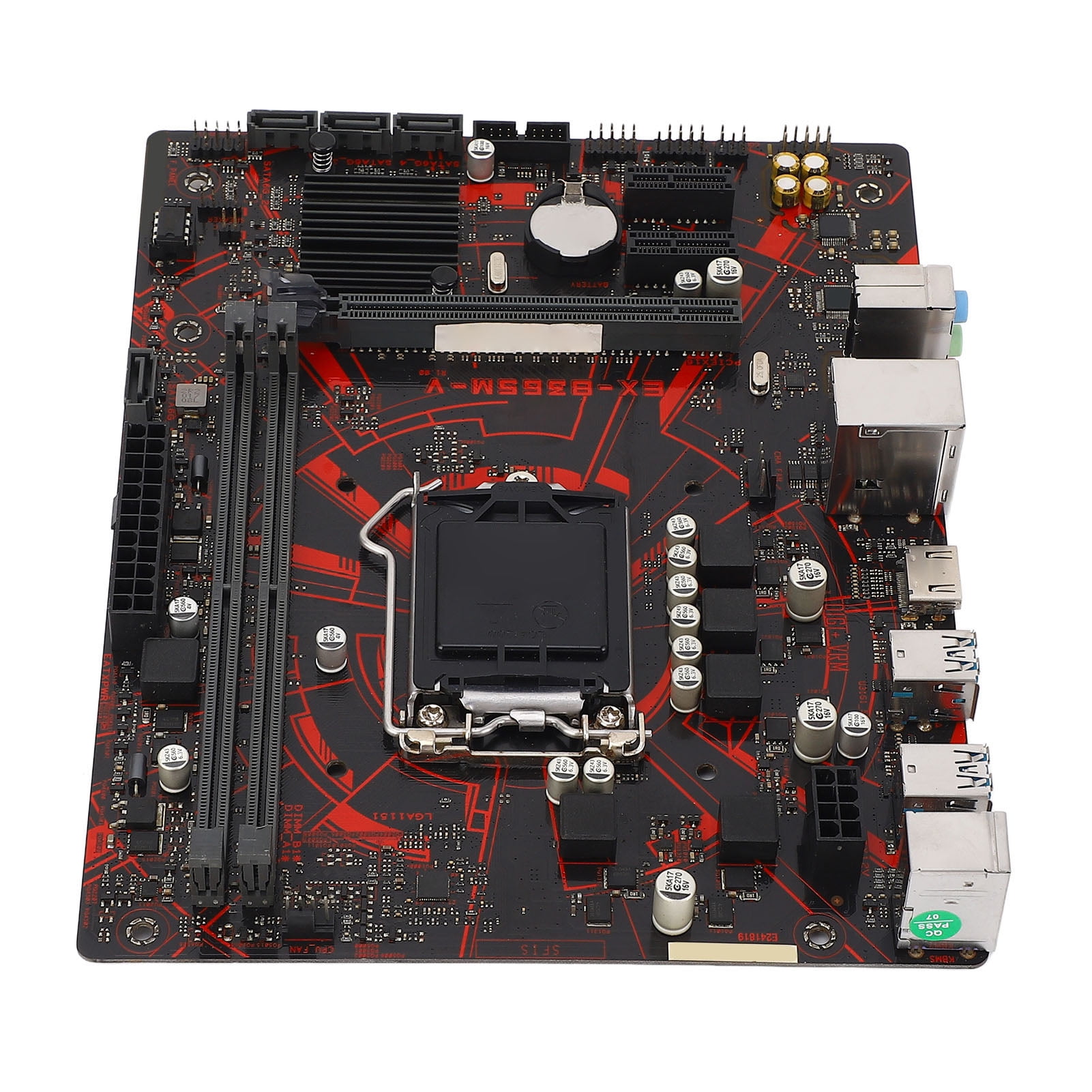 Desktop Computer Motherboard, 2 Channel DDR4 M ATX Motherboard HD Multimedia Interface Output  for Celeron CPU