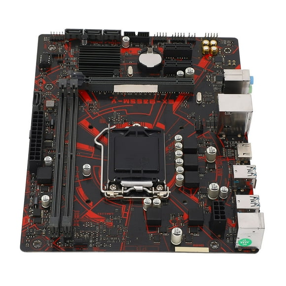 Placa Base M ATX, Placa Base Para Computadora De Escritorio DDR4 Serial ATA III De 2 Canales PCI E 3.0 LGA 1151 Para CPU De 14 Nm