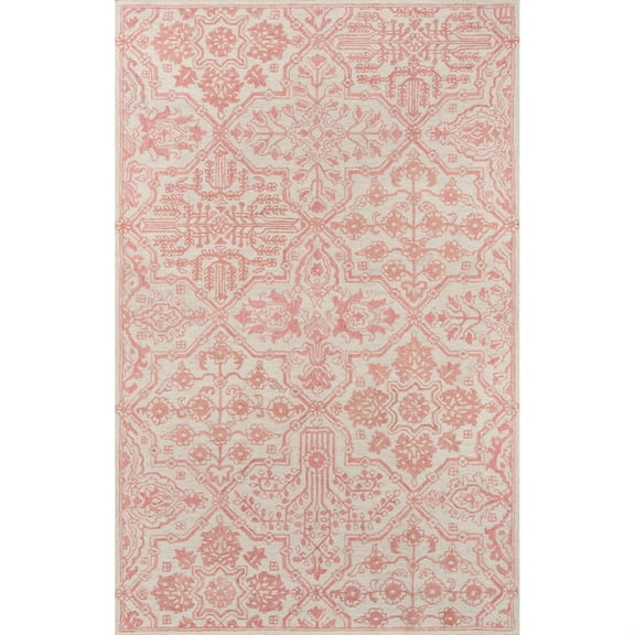Momeni Cosette Wool Hand Tufted Pink Area Rug 9'6" X 13'6"
