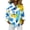Light Blue_#12, variant on Sewkxo Hawaii Shirts for Womans Floral Printed Long Sleeves Lapel Collared Button Up Tropical Beach Shirts Trendy Loose Fit Party Holiday T Shirts,Orange M