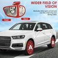 thumbnail image 5 of 2Pcs Car Blind Spot Mirror 360° Rotatable Rearview Mirror Auxiliary Mirror HD Glass Automobile Reversing Auxiliary Mirror Adjustable Angle for Cars Trucks SUVs Motorcycles, 5 of 10