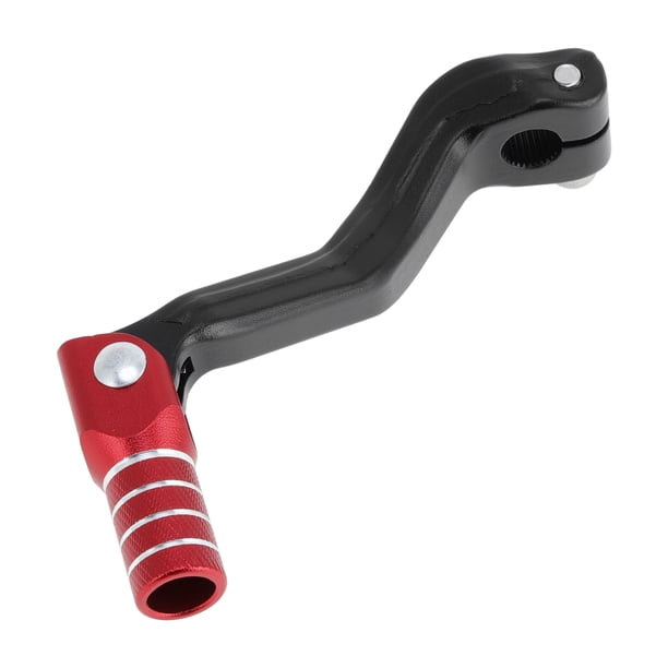 Palanca de cambio de motocicleta plegable para Kayo T2, pedal de aleación de aluminio, brazo de cambio negro rojo tonalidad plateada