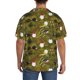 thumbnail image 3 of Fotbe Gnomes Playing in the Garden Camisa Estampada de Manga Corta para Hombre, Casual de Verano, Estilo Playero, Sin Arrugas-4X-Large, 3 of 5