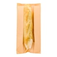 thumbnail image 2 of Restaurantware Tek Brown Paper Bread Bag, Micro-Perforated, Greaseproof, Wheat Pattern, 5 3/4" x 2 3/4" x 11 1/2" - 100 Count Box, 2 of 3