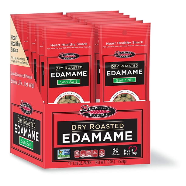 Seapoint Farms Dry Roasted Edamame, Sea Salt, Vegan, GlutenFree