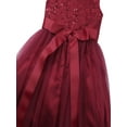 thumbnail image 5 of CHICTRY Girls Sequined Rhinestones 5 Layered Flower Girl Dress Wedding Bridesmaid Dress, 5 of 7