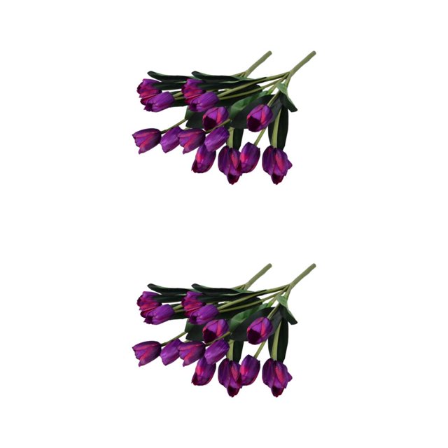 Flores artificiales Advancent 2 uds tulipanes de seda Real Touch simulación nupcial decoración fiesta arreglos
