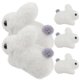 thumbnail image 1 of DIY Stuffed Bunny Key Chain 5Pcs Plush Rabbit Pendant Suitable For Keychains Soft White Decoration, 1 of 4