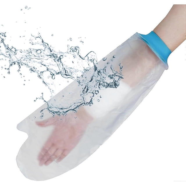 Housse de Protection Imperméable pour Douche, Demi-Bras Adulte, Main Blessée, Poignet Ou avant-Bras.