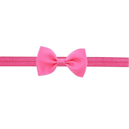 OkrayDirect Baby Kids Girls Mini Bowknot Hairband Elastic Headband