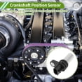 thumbnail image 2 of Sensor de Posición del Cigüeñal No.237316N202 de Unique Bargains para Nissan Frontier 2.5 2005-2019, Sensor CKP de Motor Negro Resistente de Metal Plástico 1 Pc, 2 of 6