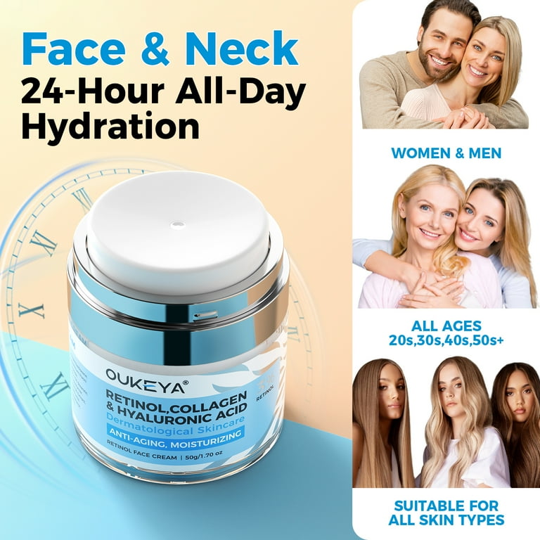 OUKEYA Retinol Revitalift Triple Power Face , Neck&