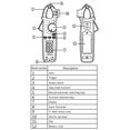 thumbnail image 3 of Rdeghly Clamp Meter,ACM81 Digital Clamp Meter True RMS 2000 Counts Meter  Auto-Ranging Current Voltage Tester, High Precision Clamp Meter, 3 of 8