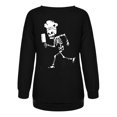 thumbnail image 4 of Sudaderas con capucha estampadas de manga larga informales para mujer a la moda de Halloween Pompotops gfhjh1406, 4 of 5