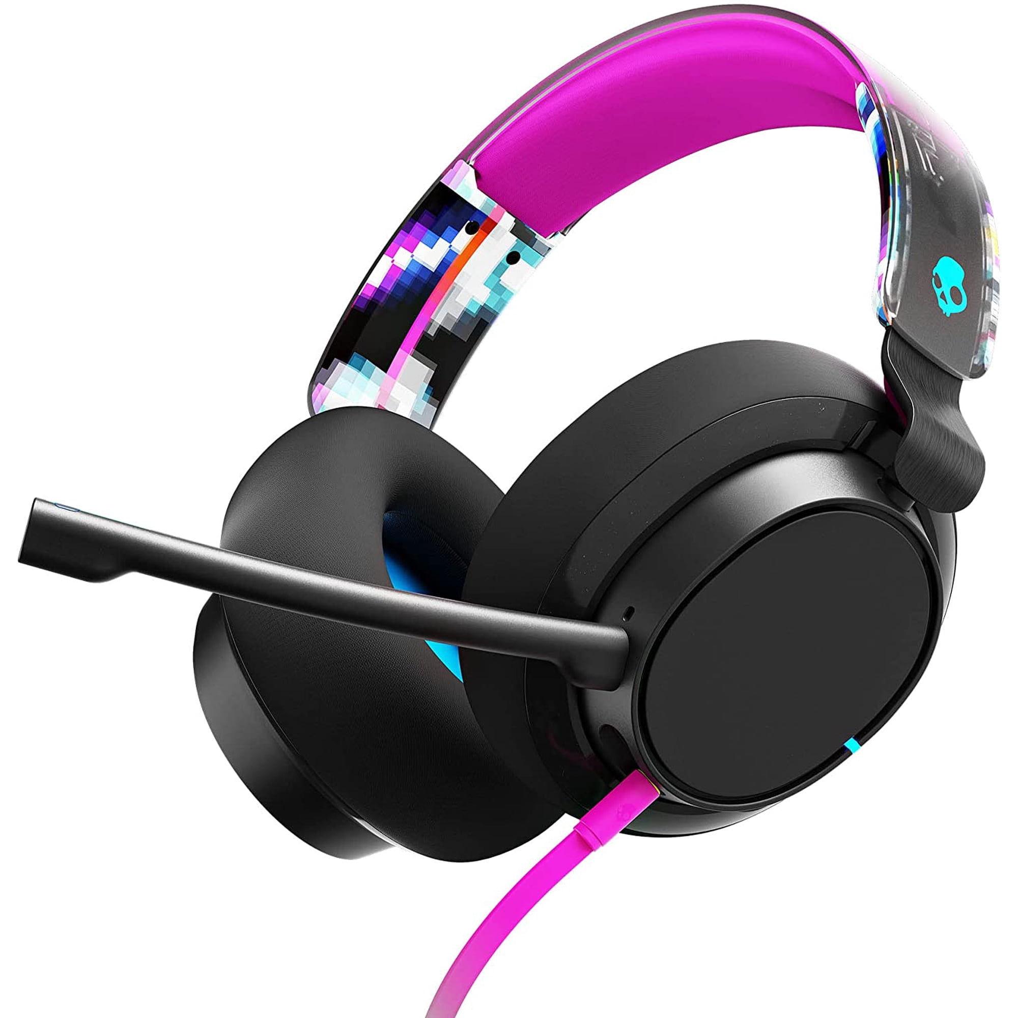 Skullcandy SLYR Wired Pro Over-Ear Gaming Mic/Gaming with Playstation Mobile PC/Kids or Adult - Black