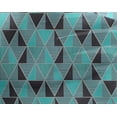 thumbnail image 5 of oneOone Georgette Viscose Fabric Triangle Geometric Print Fabric By Yard 42 Inch Wide, 5 of 5