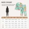 thumbnail image 6 of Disketp Pajamas Set Long Sleeve Sleepwear Womens Button Down Nightwear Pj Sets-Elephant And Flowers, 6 of 9